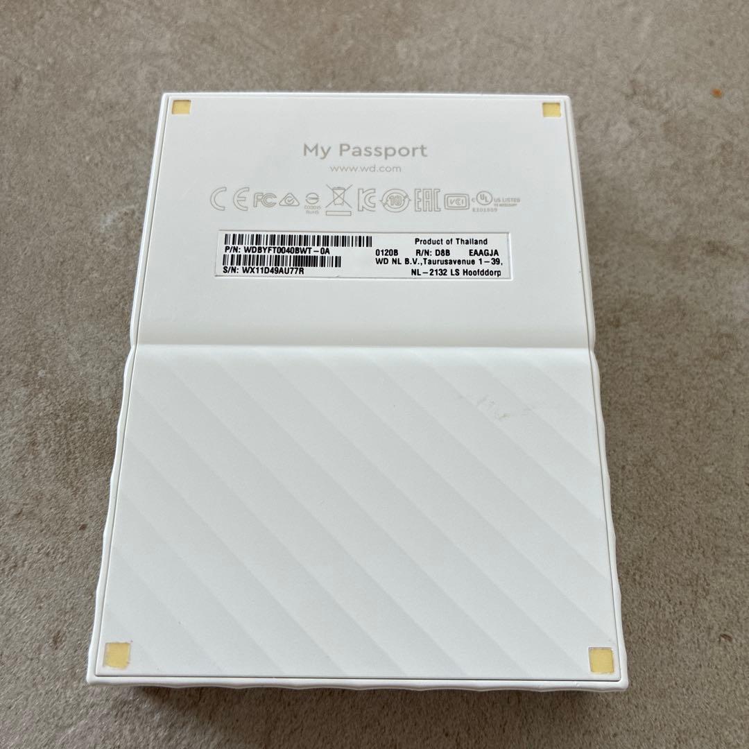 WD My Passport 4TB ホワイト