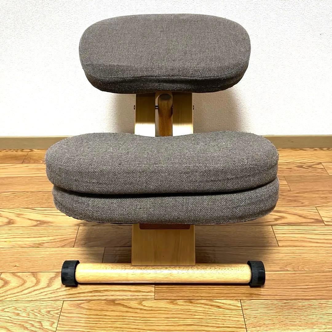 美品 宮武製作所 プロポーションチェア バランスチェア 補助クッション付き