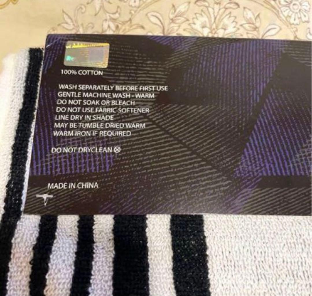 ALL BLACKS ビーチタオル 160cm x 86cm バスタオル　大きめ