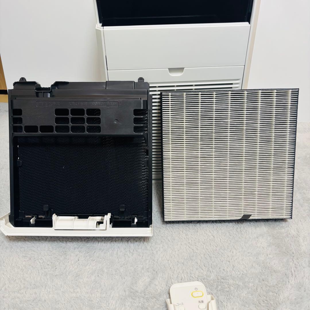 【美品】DAIKIN MC55U-W 空気清浄機 2019年製 リモコン付き