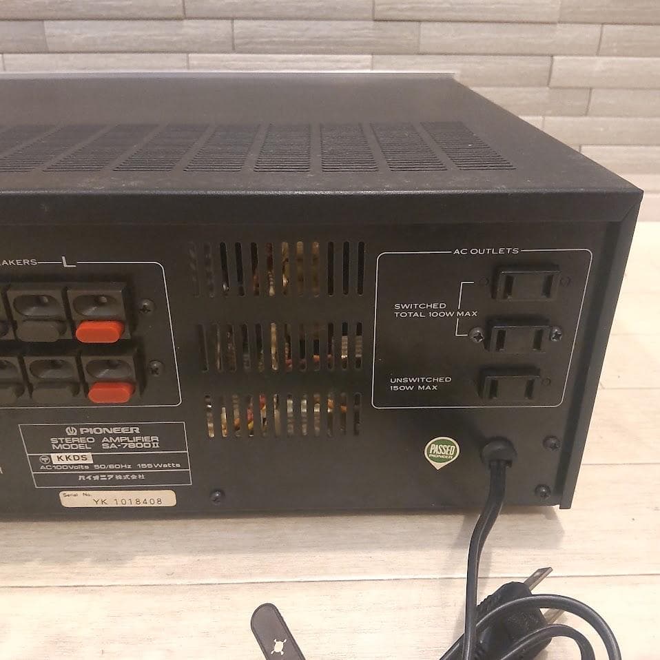 Pioneer パイオニア SA-7800II アンプ クラシックシルバー