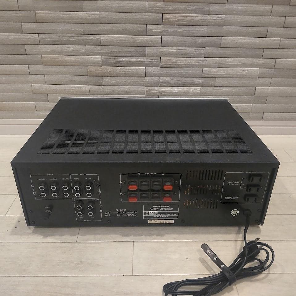 Pioneer パイオニア SA-7800II アンプ クラシックシルバー