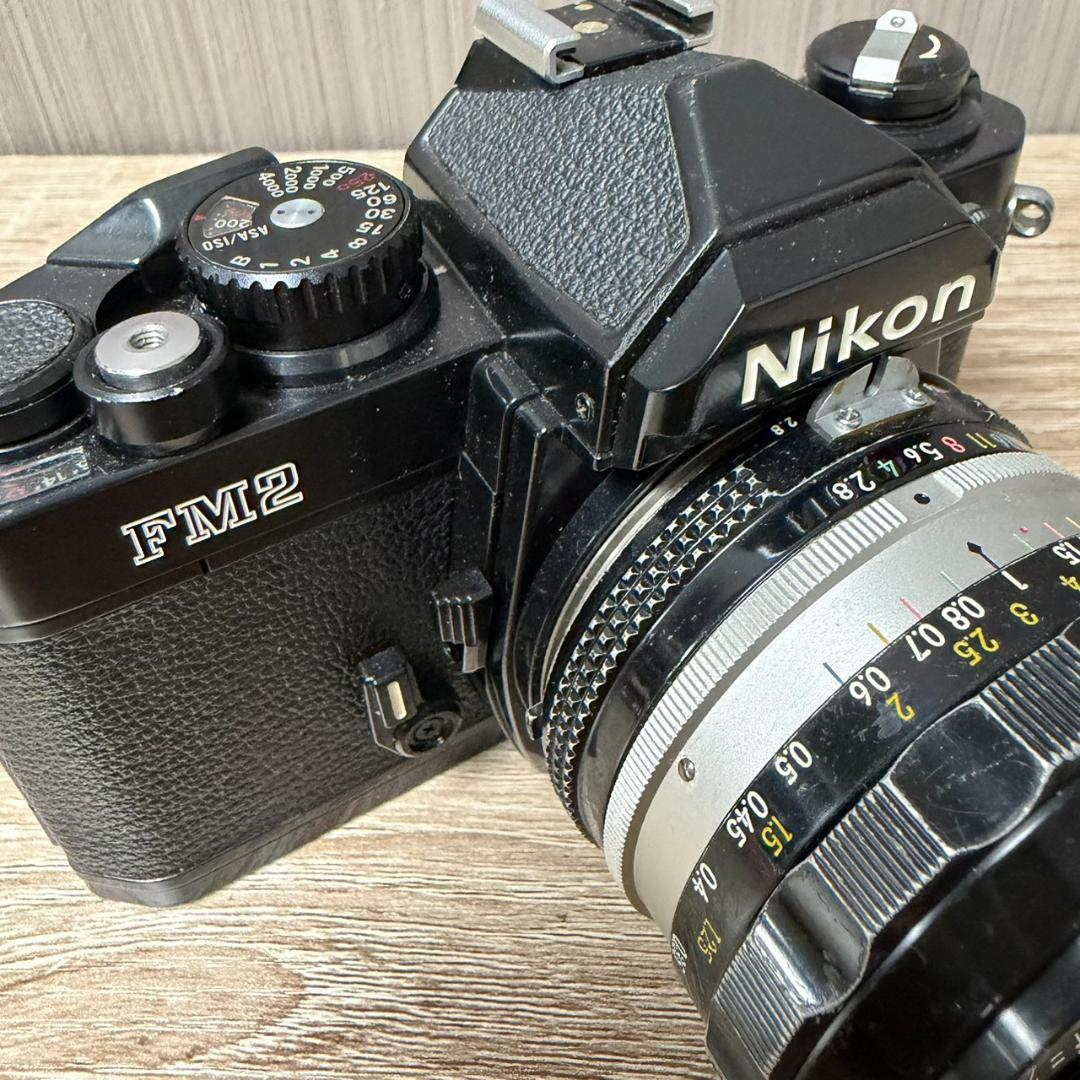 777688/NIKON FM2 N 2.8 24mm ブラック ニコン