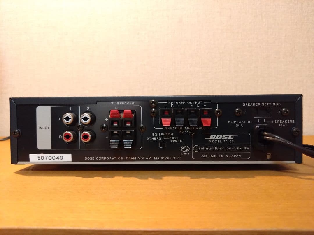 BOSE /アンプ/TA‐55/説明書＆リモコンなし本体のみ