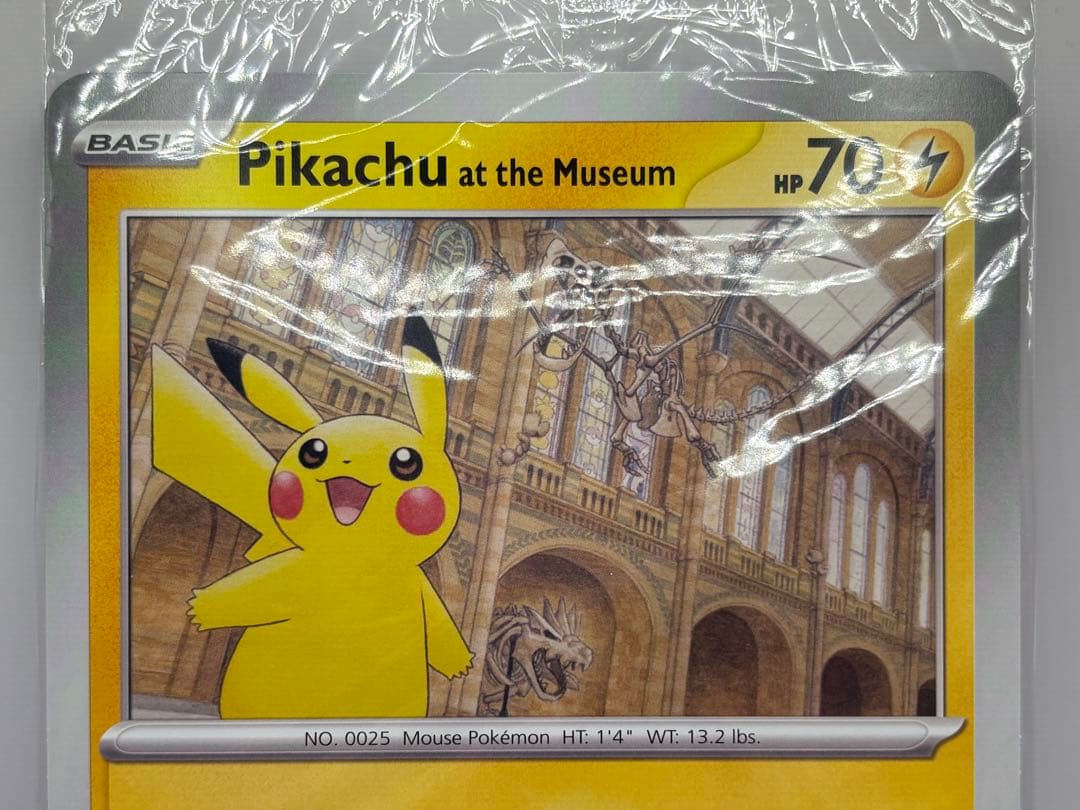 希少 ピカチュウ ロンドン自然史博物館 新品未開封 公式品 ポケモンカード