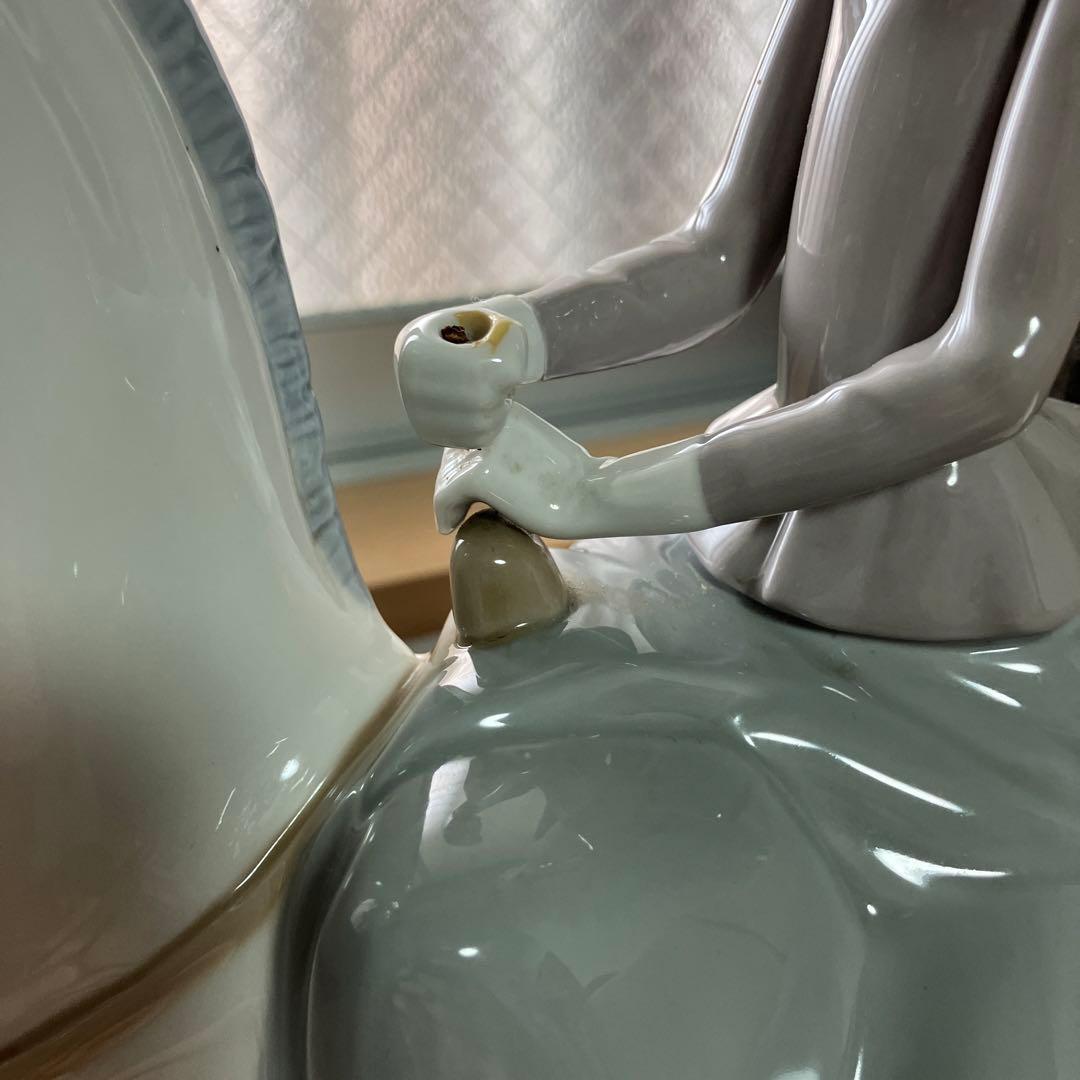 LLADRO リヤドロ 白い馬の少女 フュギリン 置物