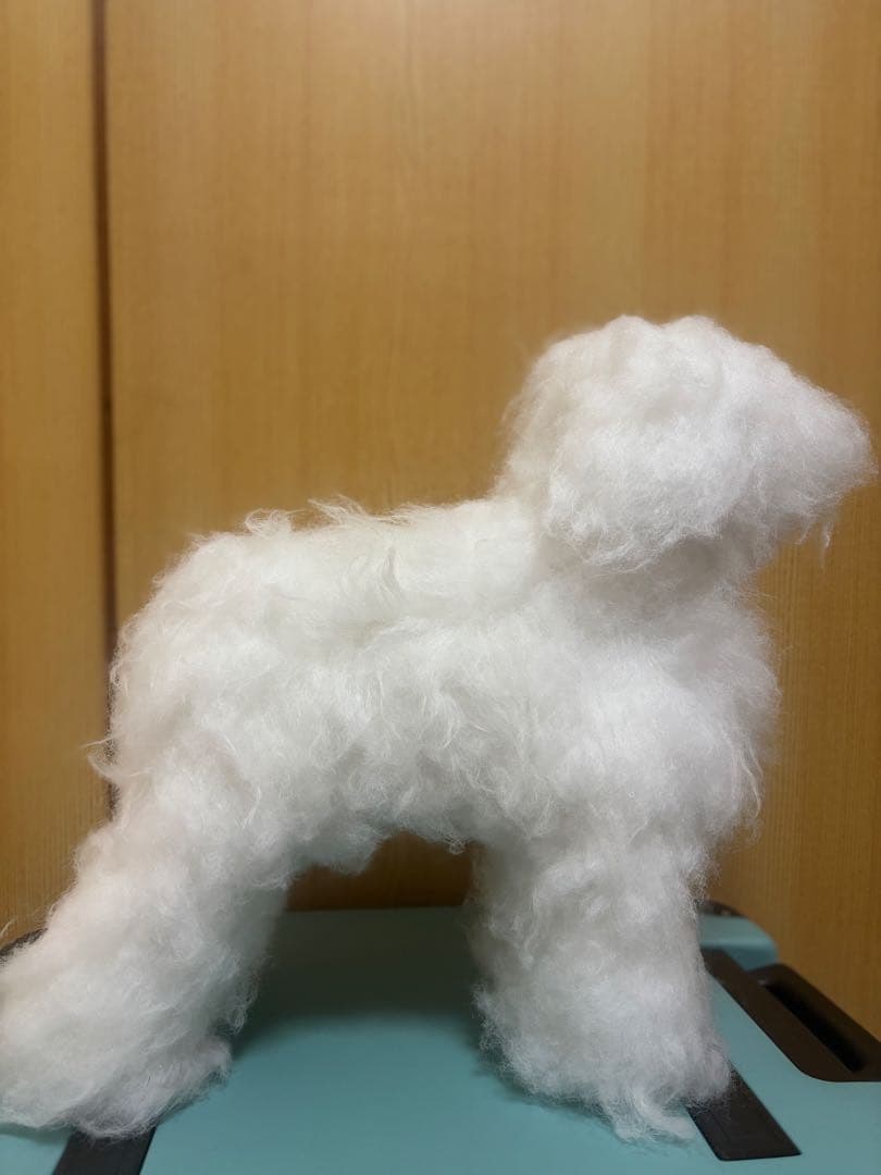 【トリミング練習用犬体】ホワイト犬トリミングモデル