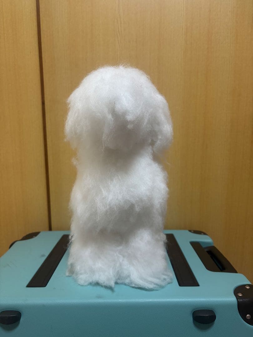 【トリミング練習用犬体】ホワイト犬トリミングモデル