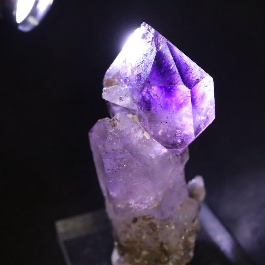 スーパーセブン セプター スモーキー アメジスト紫水晶 19g AMT150原石