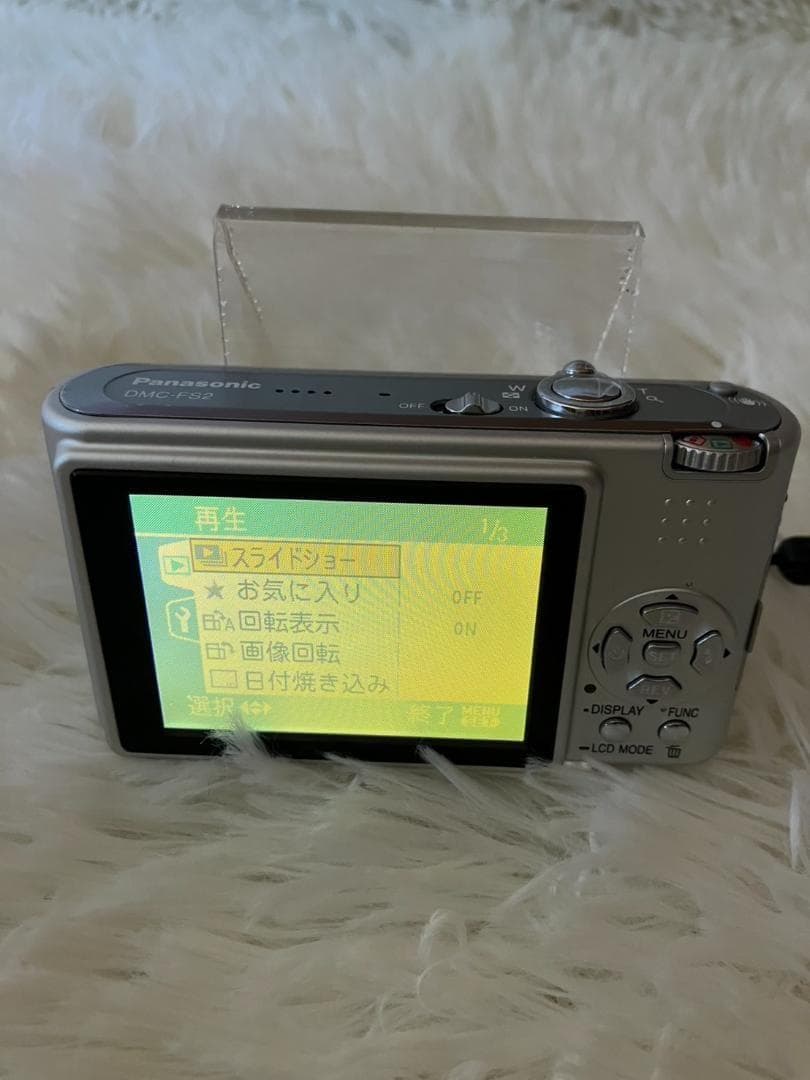 【簡易動作確認済】Panasonic LUMIX DMC-FS2　シルバー