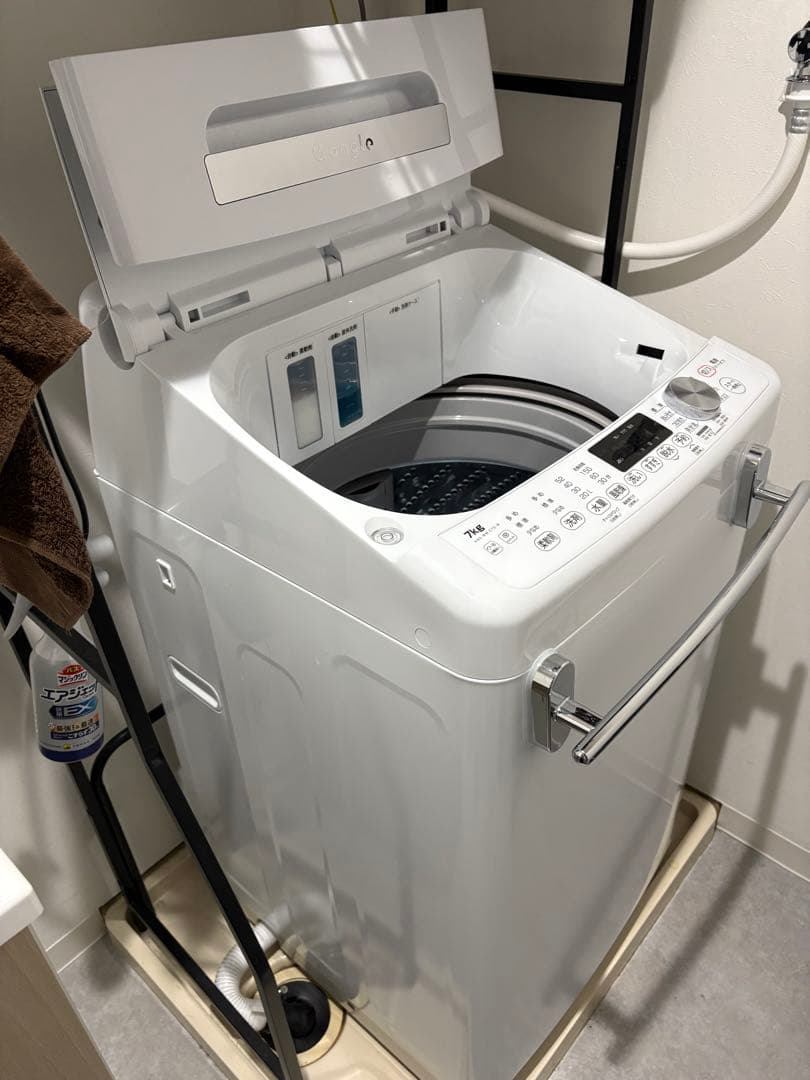 2025年購入e angle 7.0kg 全自動洗濯機 ANG-WM-C70-W