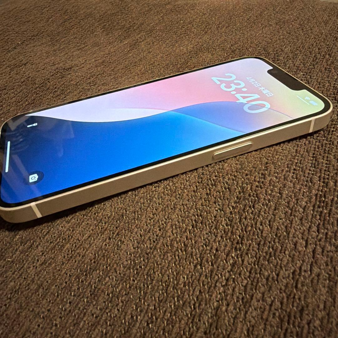 Apple iPhone 14 SIMフリー　ホワイト 本体　初期化済み