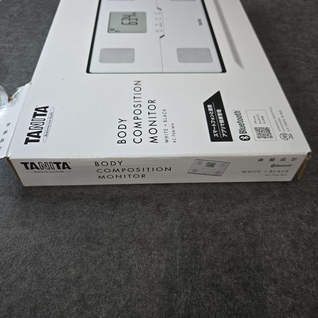 タニタ(Tanita) 体重計スマホ連動 ヘルスメーター BC-768 ホワイト