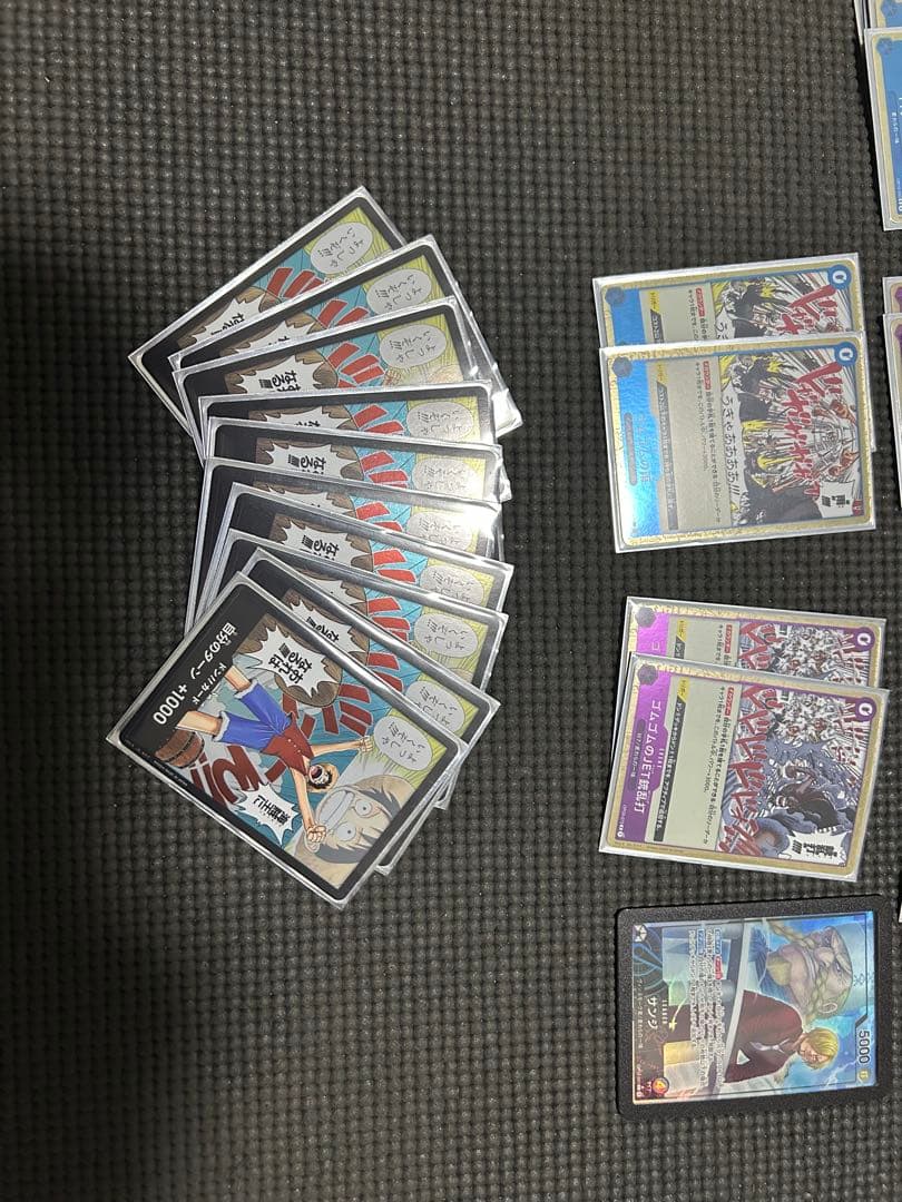 青紫サンジ　デッキ　パーツ　ワンピースカードゲーム