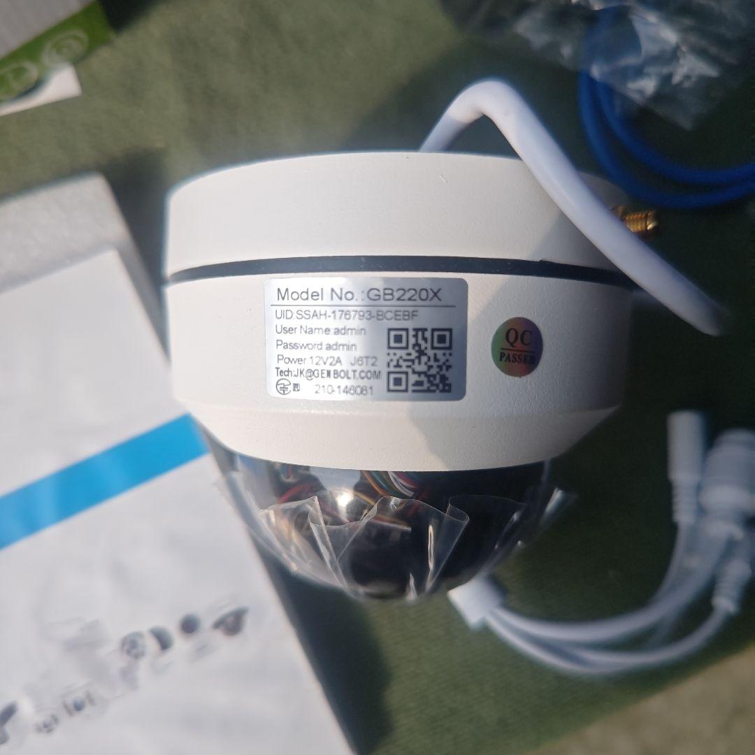 GENBOLT GB220X 自動追尾 Wi-Fi ネットワーク防犯監視カメラ