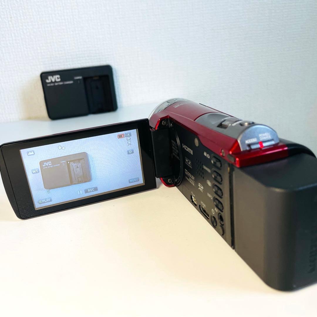 JVC Everio GZ-E880-RフルHD ビデオカメラ 本体