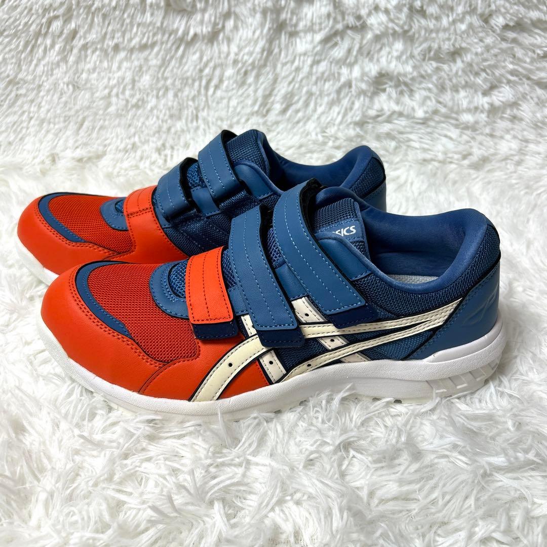 【新品・未使用品】asics 安全靴 限定色 オレンジ×ネイビー