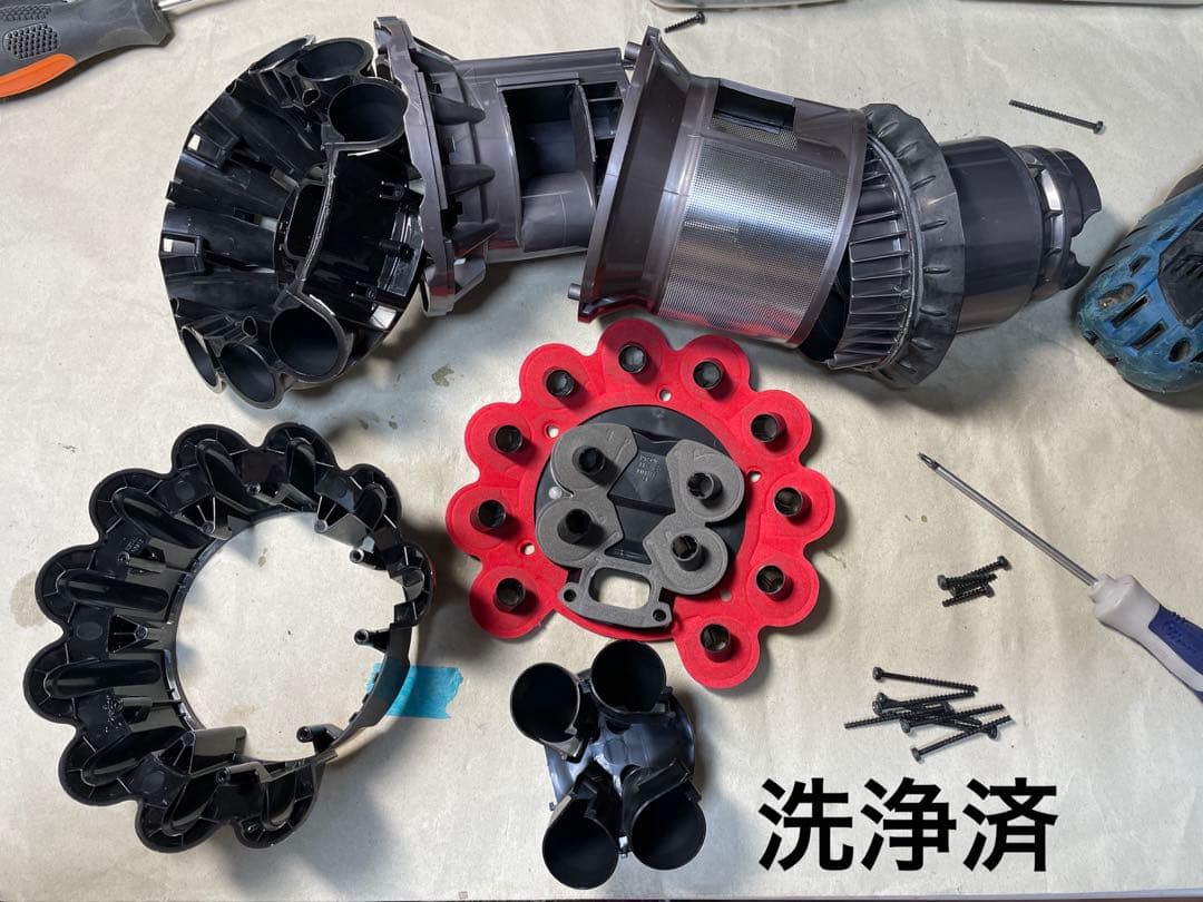 ダイソン純正　アップデートセット　V10SV12整備洗浄済 V7V8から交換