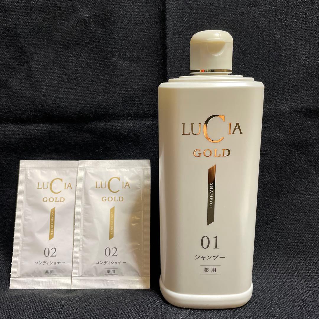 ルチア　薬用シャンプー　ゴールド　01　345ml