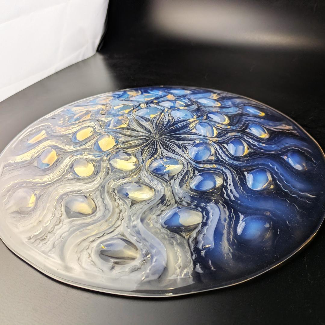 ルネ・ラリック 1935年 Bulbes オパルセント大皿 R.LALIQUE