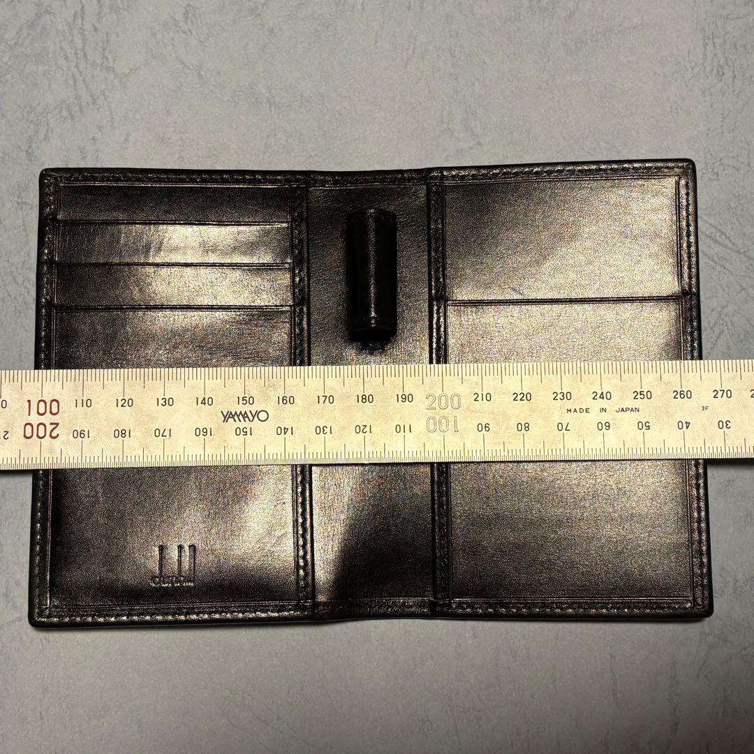 【レア】ダンヒル　dunhill メモパッドケース　黒 レザー