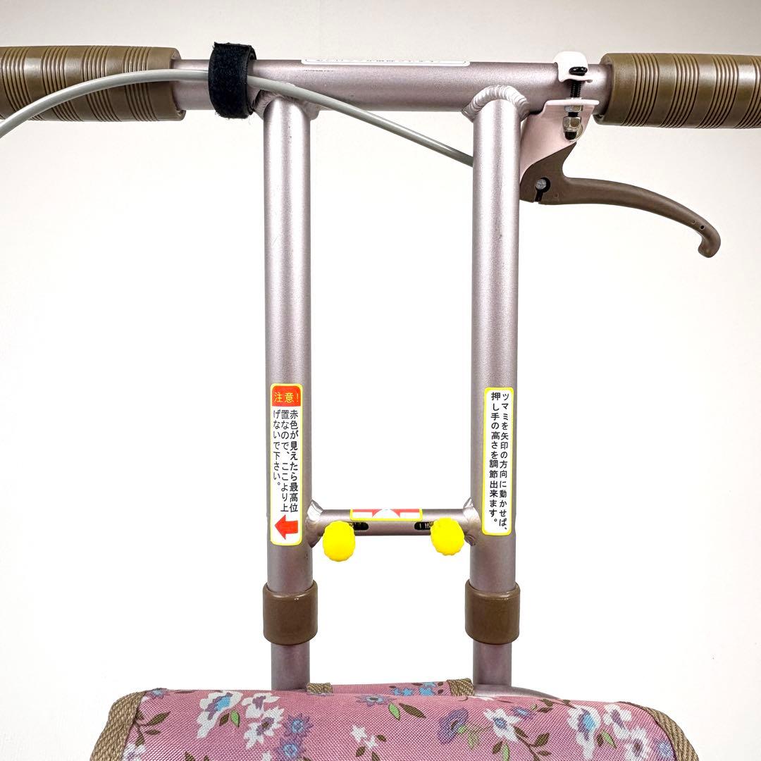 【美品】幸和製作所　シルバーカー　プチカ SICP01　フラワー