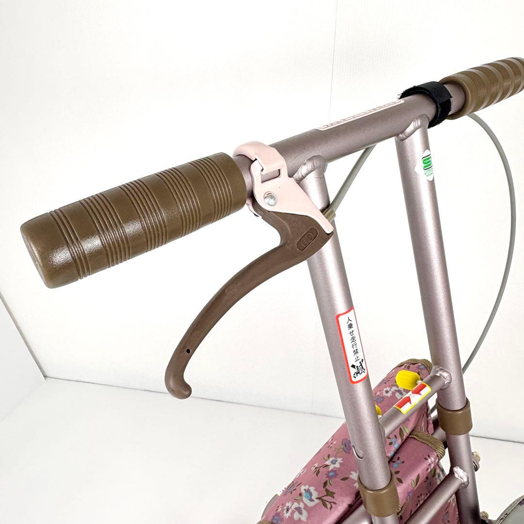 【美品】幸和製作所　シルバーカー　プチカ SICP01　フラワー