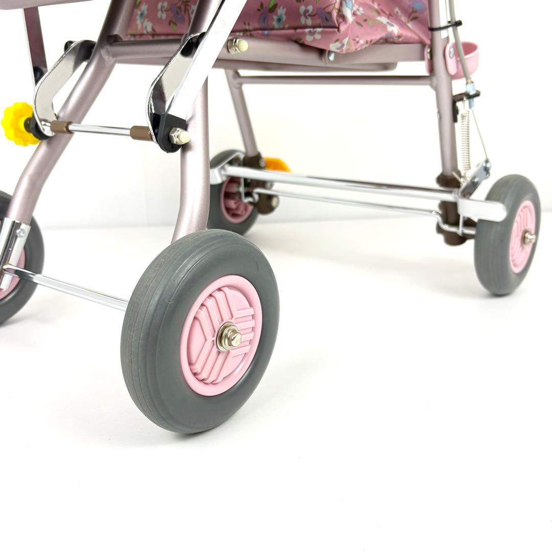 【美品】幸和製作所　シルバーカー　プチカ SICP01　フラワー