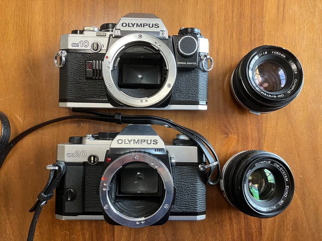 オリンパスOM10 OM20 一眼レフカメラ　2点セット　ジャンク品