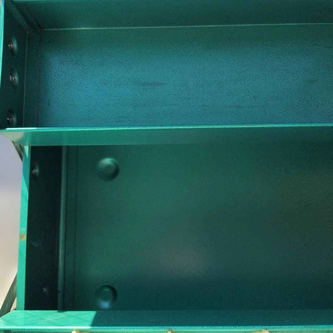ヴィンテージ 工具箱 ブリキ ツールボックス インダストリアル シャビー 缶