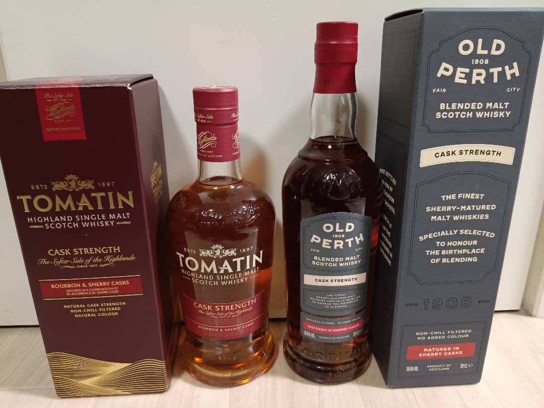 TOMATIN & OLD PERTH カスクストレングスウイスキー