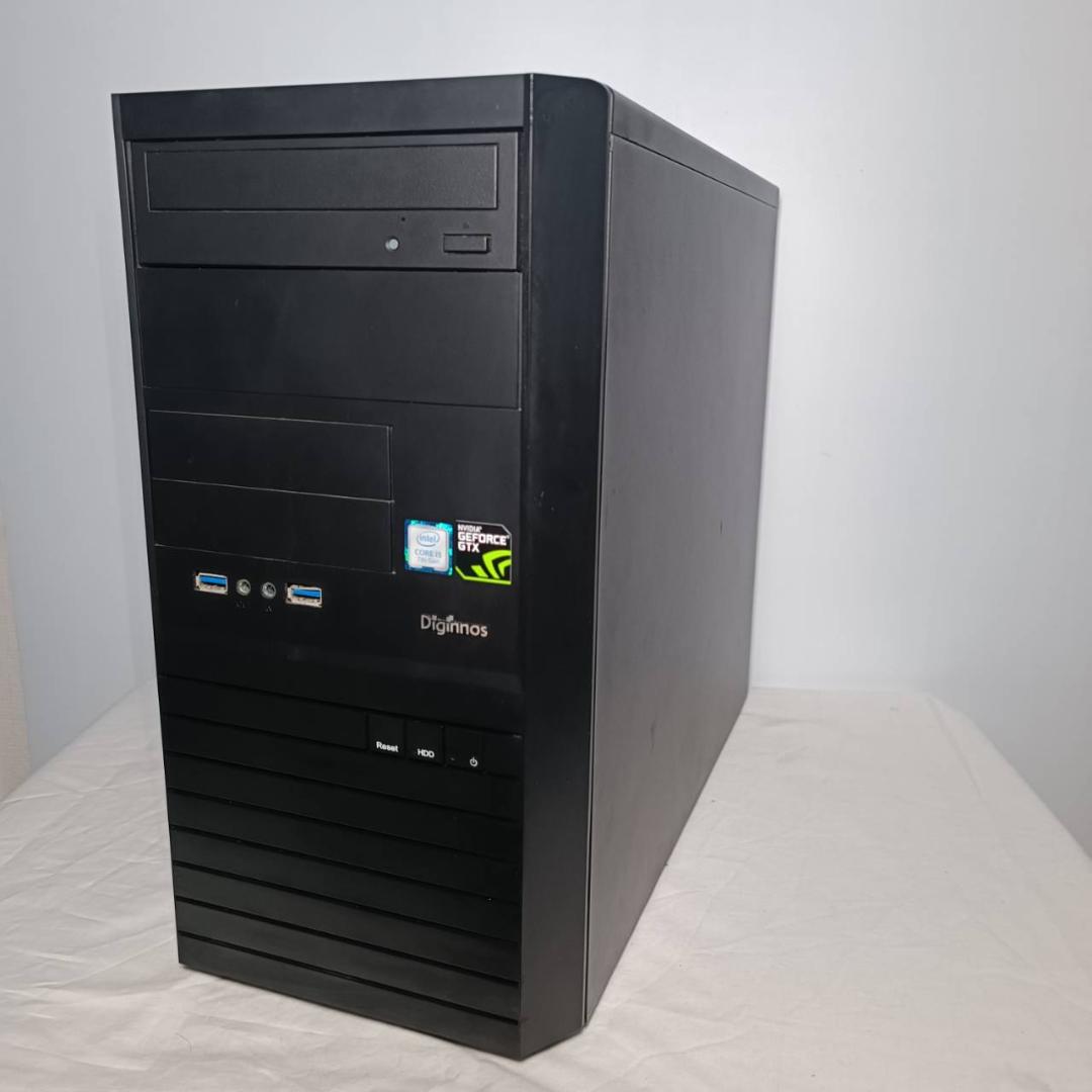 【激安ゲーミングPCフルセット】i5 8500 GTX Office ドスパラ