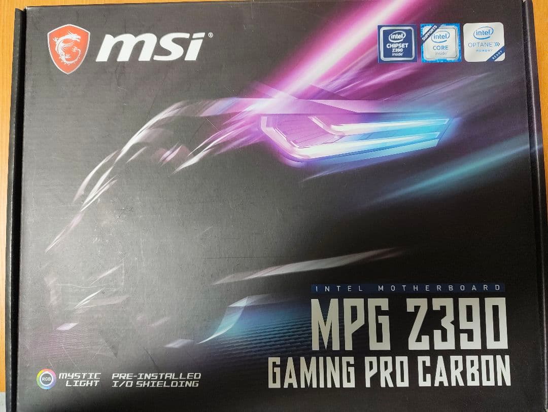 CPU Core i9-9900K + Z390 GAMING PRO CARBON