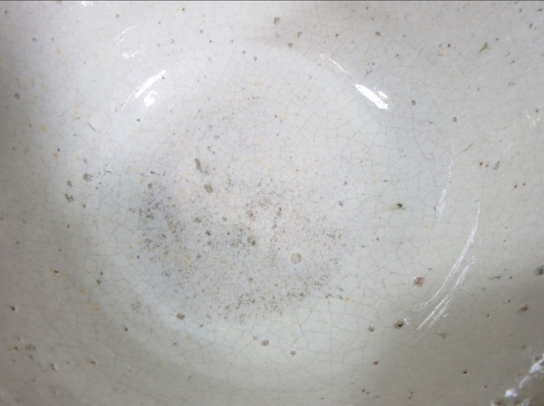 真作保証 西岡小十 自作 斑唐津茶碗 小十窯 コレクター放出品 佐賀県 唐津市