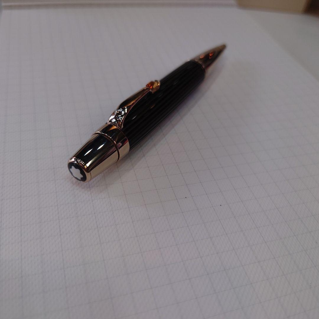 MONT BLANC モンブランボールペン筆記具 　縦縞模様　新品未使用