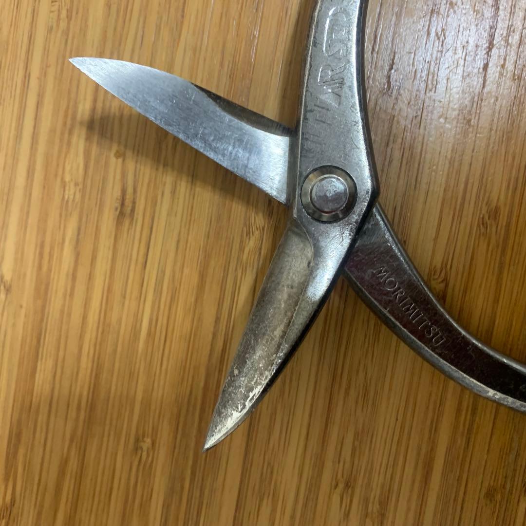 板金ハサミ 金切　鋏 盛光 柳刃 板金工具　MORIMITSU