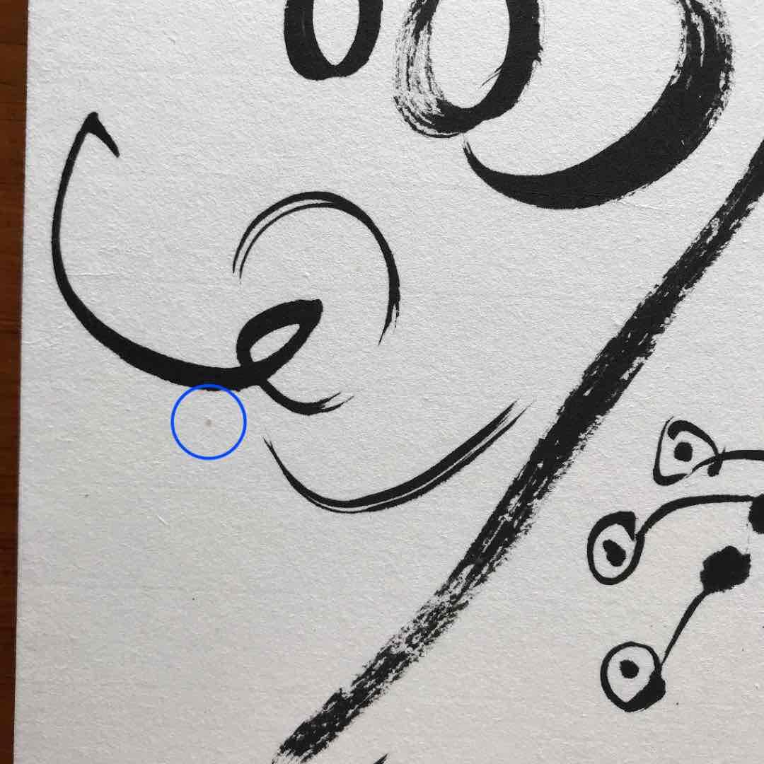 田嶋陽子　書アート　「楽しめ」