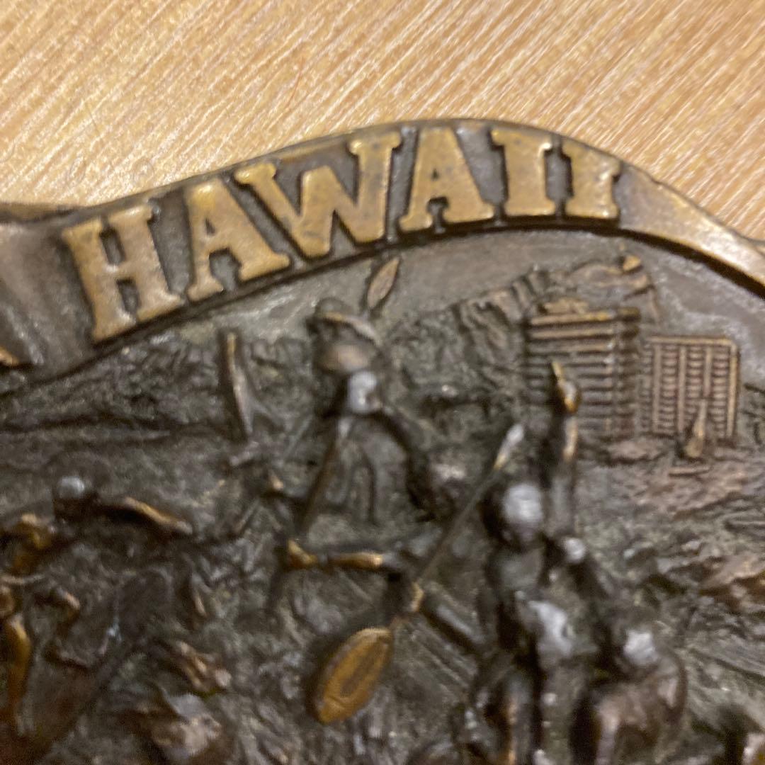 Hawaii サーフィン 彫刻 金属製 ベルトバックル