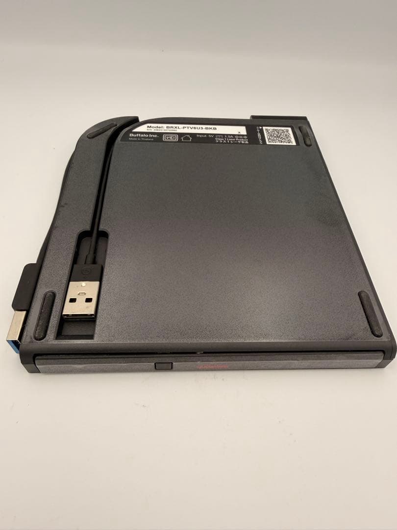 L【極美品】BUFFALO外付けブルーレイドライブBRXL-PTV6U3-BKB