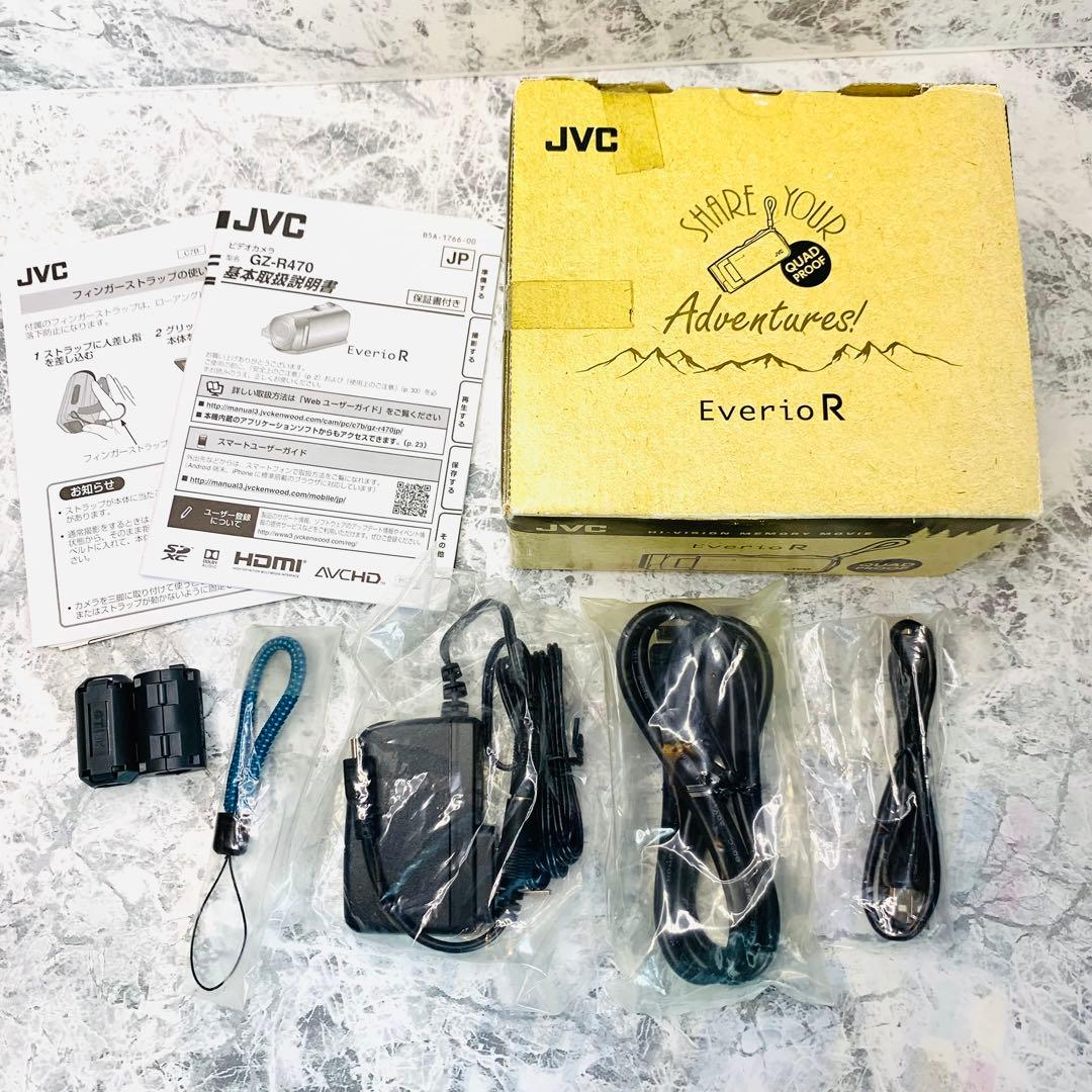 VictorJVC ビデオカメラ EverioR GZ-R470 ホワイト