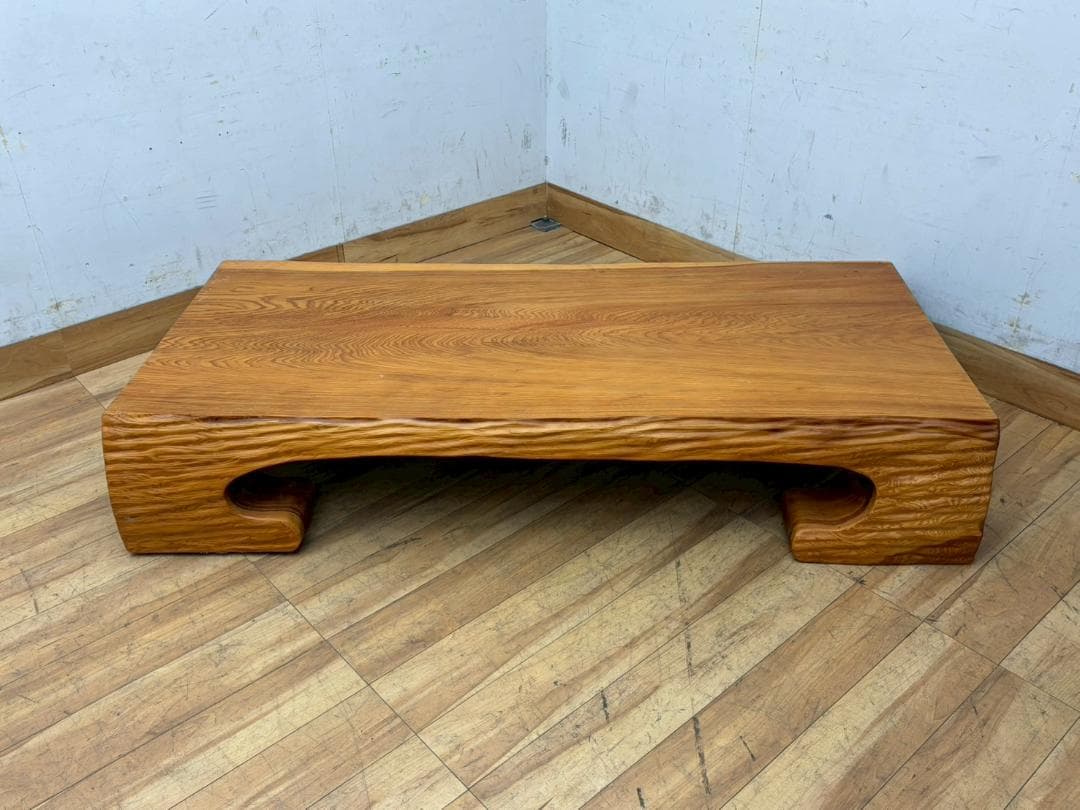 T8306☆美品☆希少☆屋久杉☆無垢材☆400万☆一枚板☆最高級座卓☆世界遺産☆