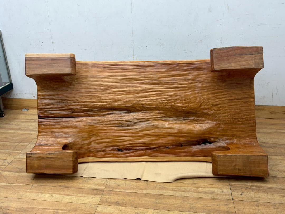 T8306☆美品☆希少☆屋久杉☆無垢材☆400万☆一枚板☆最高級座卓☆世界遺産☆