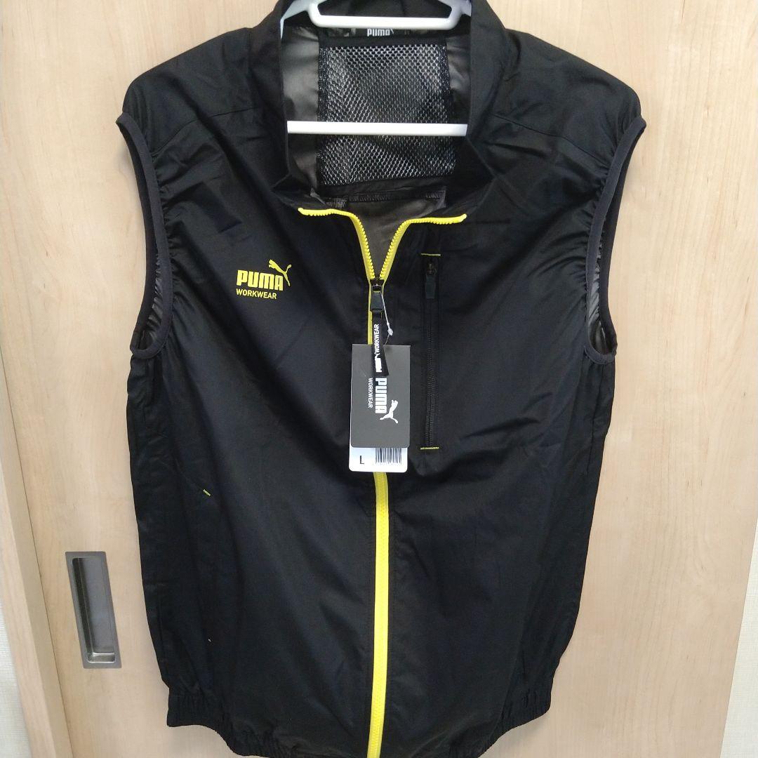 プーマ 空調服 エアツイストベストAT-8012N ブラック Lサイズ
