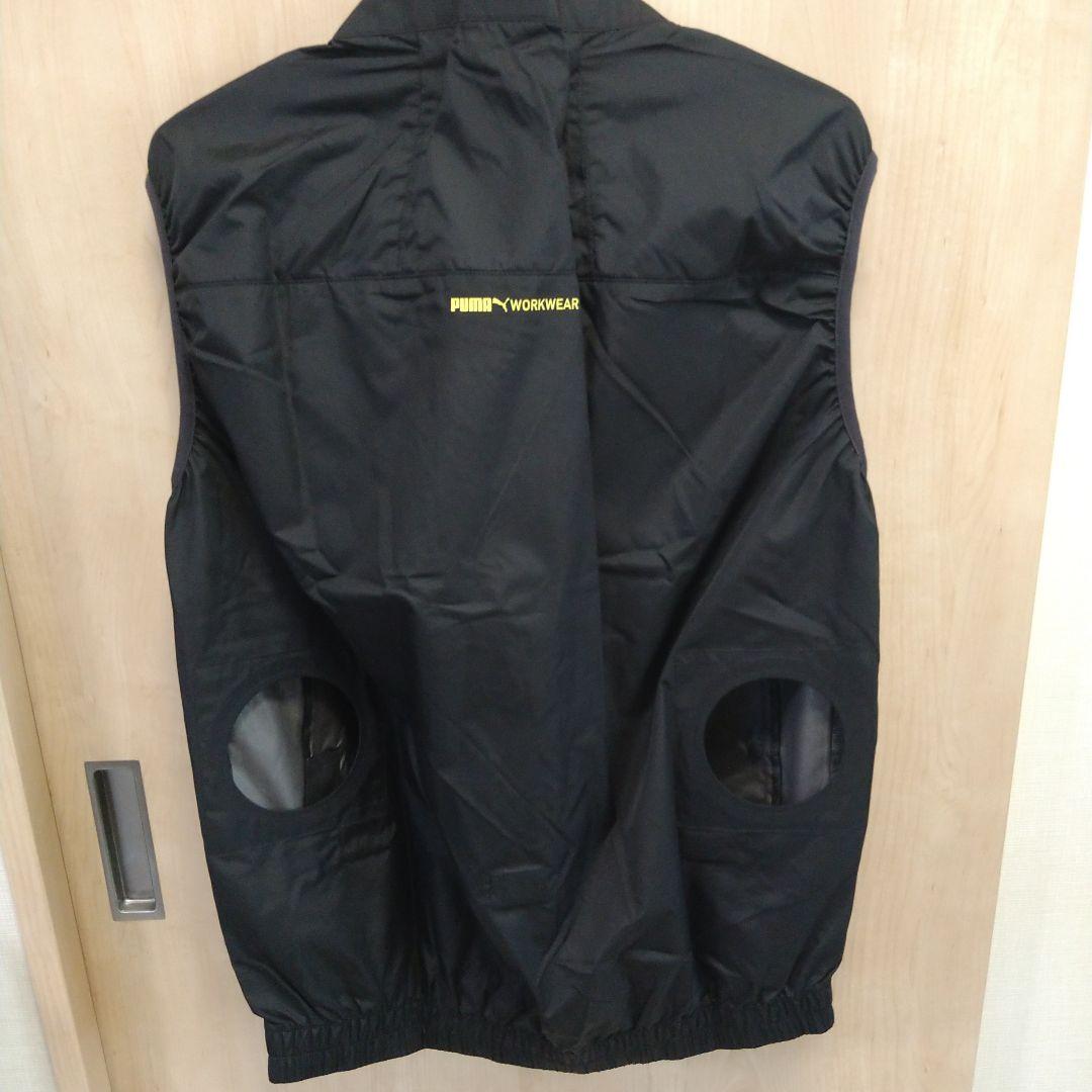 プーマ 空調服 エアツイストベストAT-8012N ブラック Lサイズ