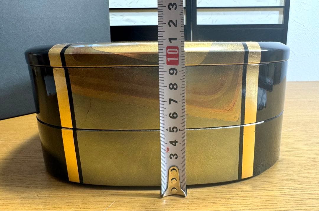 金沢金箔　箔一　古代箔　多目的重箱　未使用品　共箱