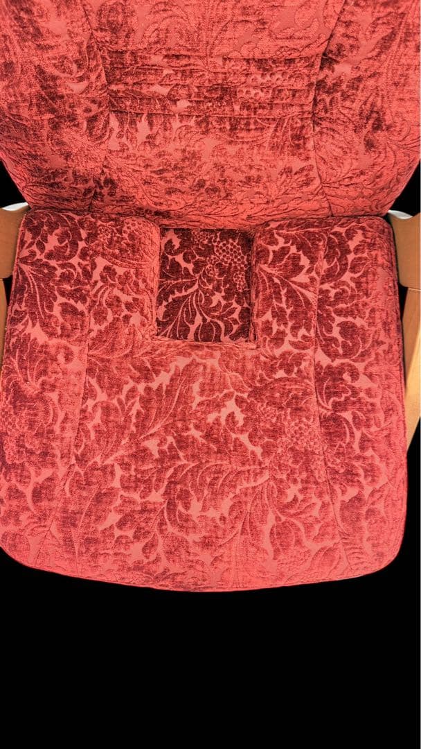 ポスチャーサポートチェア　高級椅子 ワインレッド新品165,000円 腰痛対策
