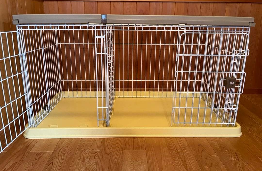 トイレ専用スペース付　しつけサークル　リビングサークル　屋根付き