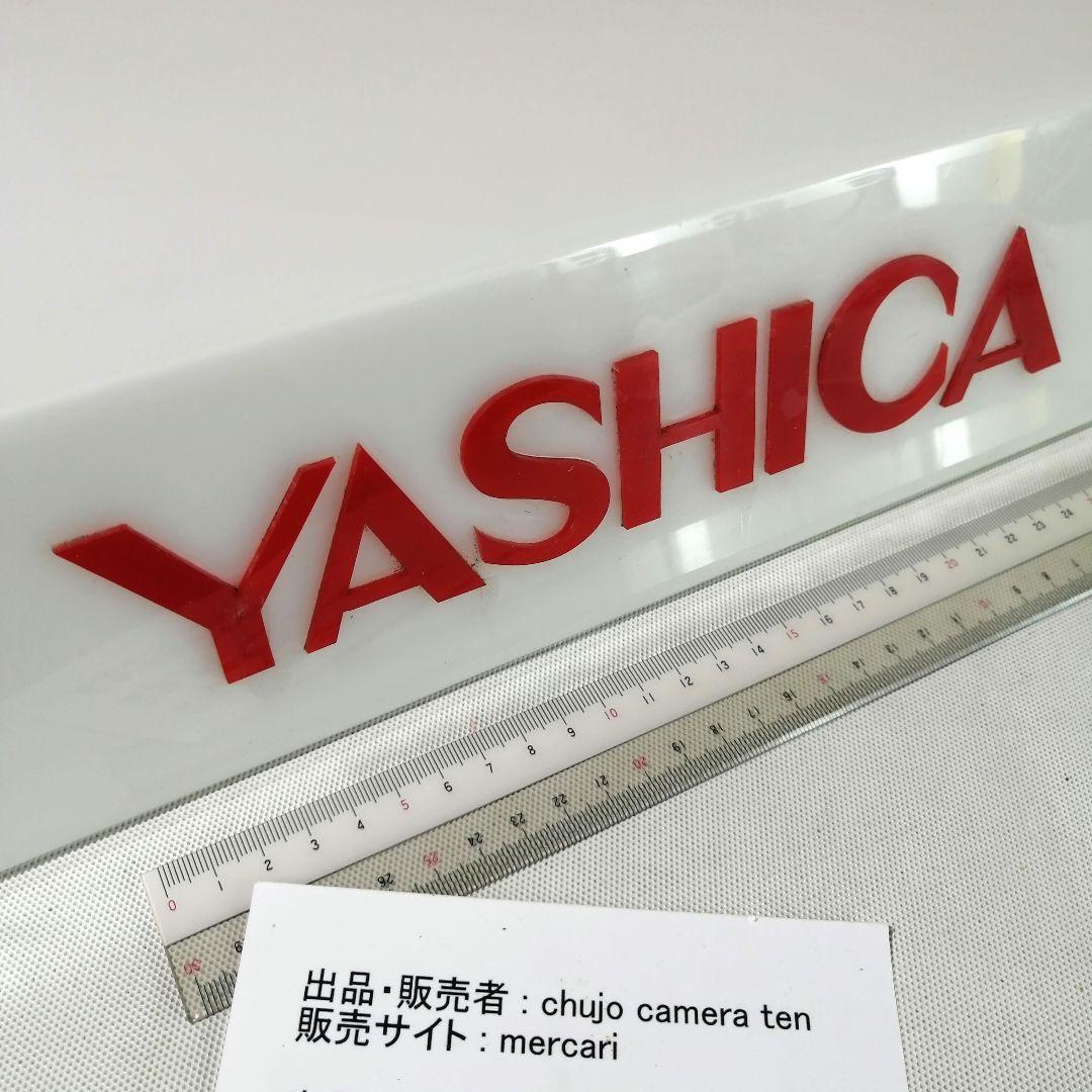 ヤシカ　電飾ディスプレー　内部の照明器具なし　1970年代物　中古・送料込み価格