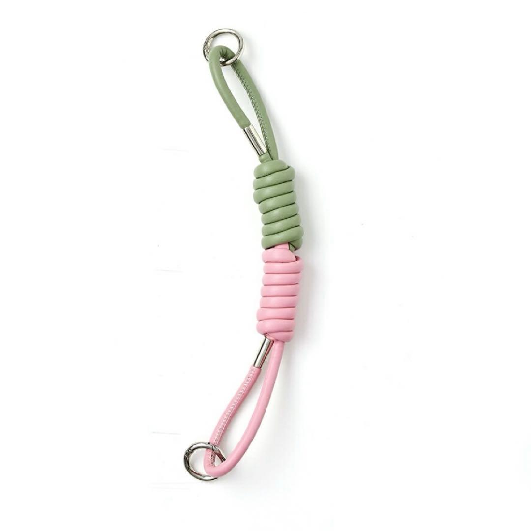 ajew coil strap エジューコイルストラップ uguisu×pink