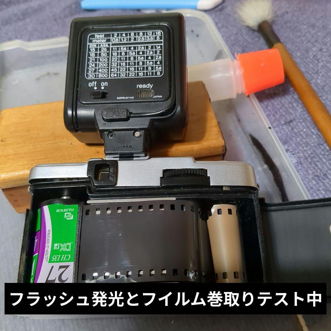 極上品♦整備済完動オリンパスペンOlYMPUS PEN EE-3♦赤ベロOK